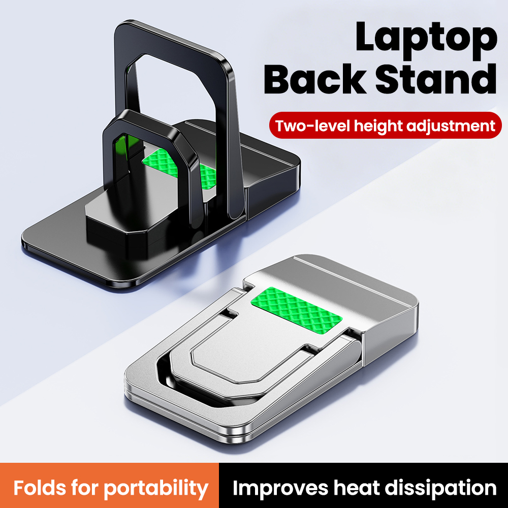 Laptop Accessories Organizer - 2 Stück Faltbarer Unsichtbarer Computerständer Notebook-Rückhalterung