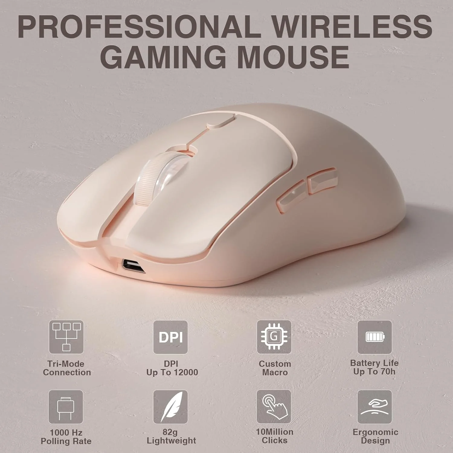 Laptop Accessories Gaming - AULA SC580X Tri-Mode Kabellose Gaming-Maus 12000DPI