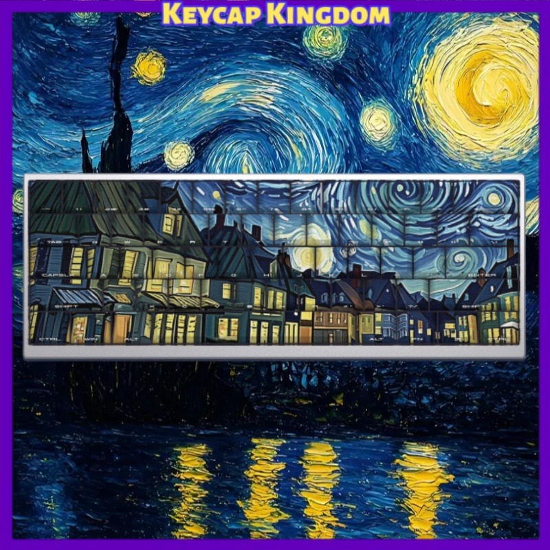 Laptop Accessories For Gift - Van Gogh Sternenhimmel-Thema Tastenkappen für Mechanische