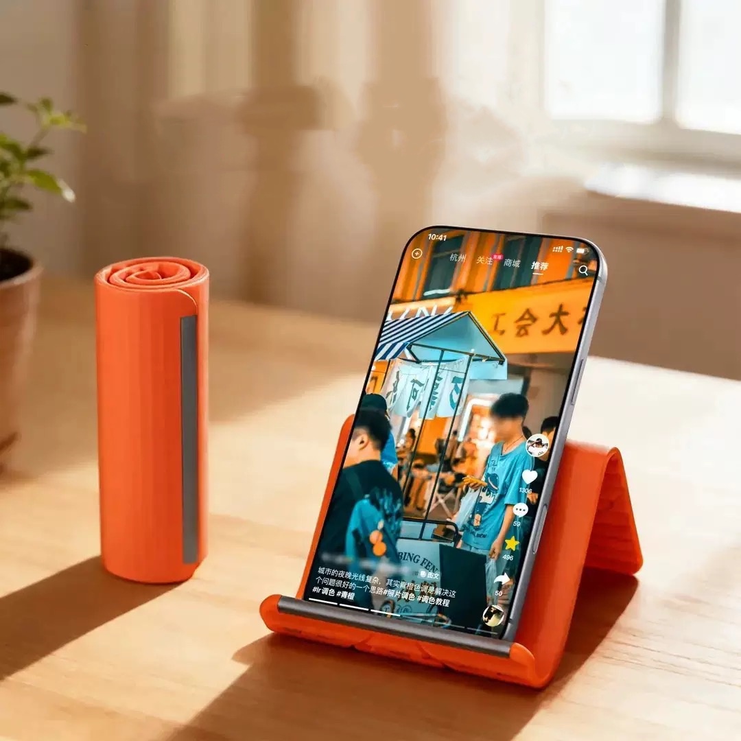 Laptop Accessories Organizer - Flexibler Tragbarer Telefonständer aus Silikon für