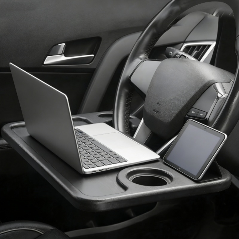 Laptop Accessories Organizer - Auto-Lenkradtisch Universelle Lenkradhalterung Laptop-Tablet Multifunktionaler Esstisch-Halter