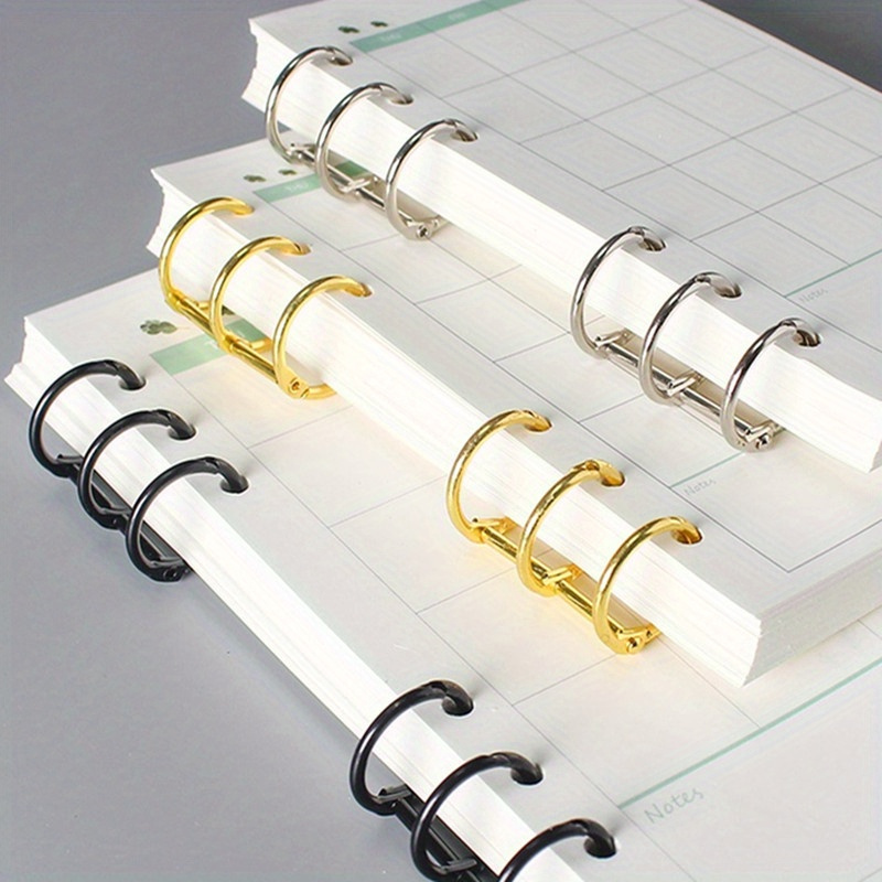 Laptop Accessories For Office - 10 Stück Metallringe für lose Blätter,