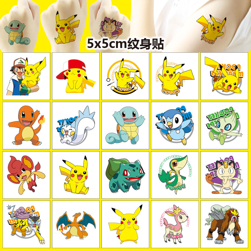 Good Laptop Accessories - 5*5cm 20 Stück Pokemon Pikachu Tattoo