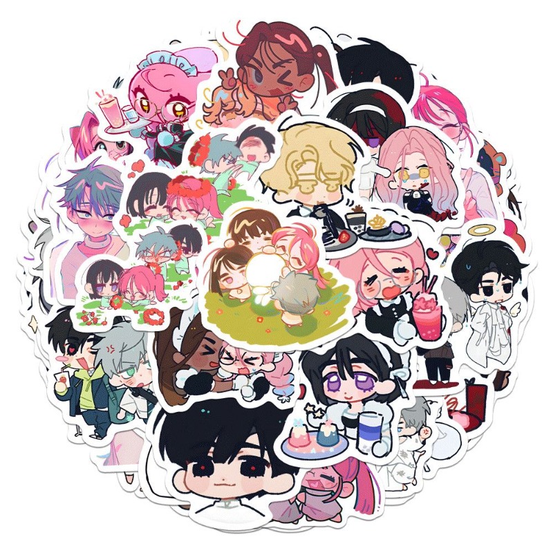 Laptop Accessories For Gift - 80 Stück/Set Cartoon Anime Alien Bühnen-Aufkleber