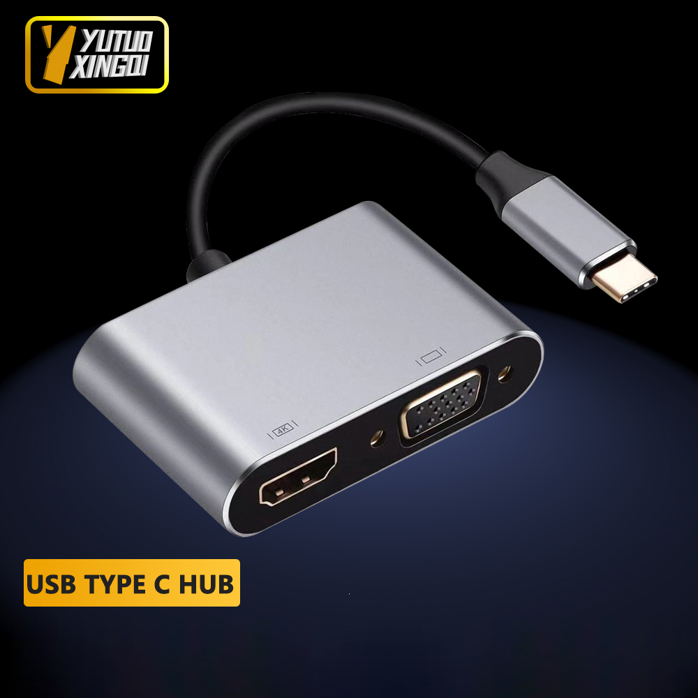 Usb C Docking Hub - 4K USB Typ C zu VGA