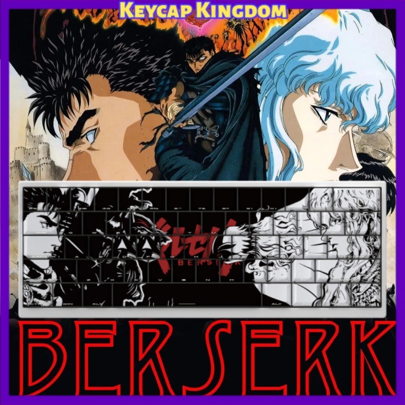 Laptop Accessories For Gift - BERSERK Theme Anime Keycap 98 Tasten
