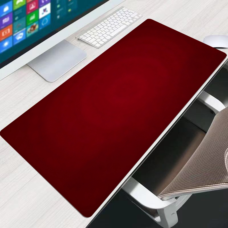 Laptop Accessories For Gaming - Rotes Mauspad für Büro, erweiterte Schreibtischunterlage