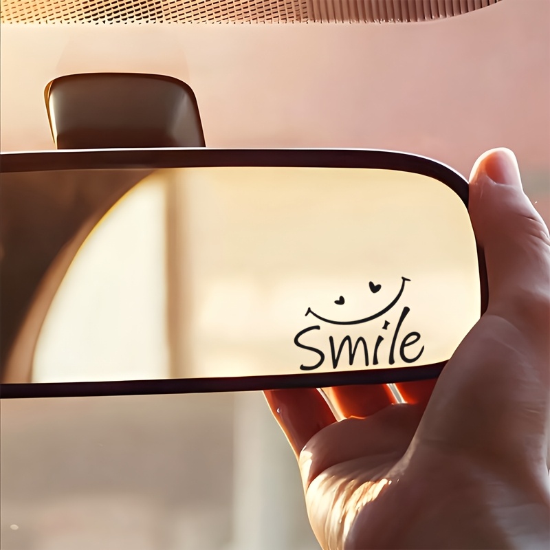 Laptop Accessories For Office - Smile Life Letter Print wasserdichte Dekor-Vinylaufkleber