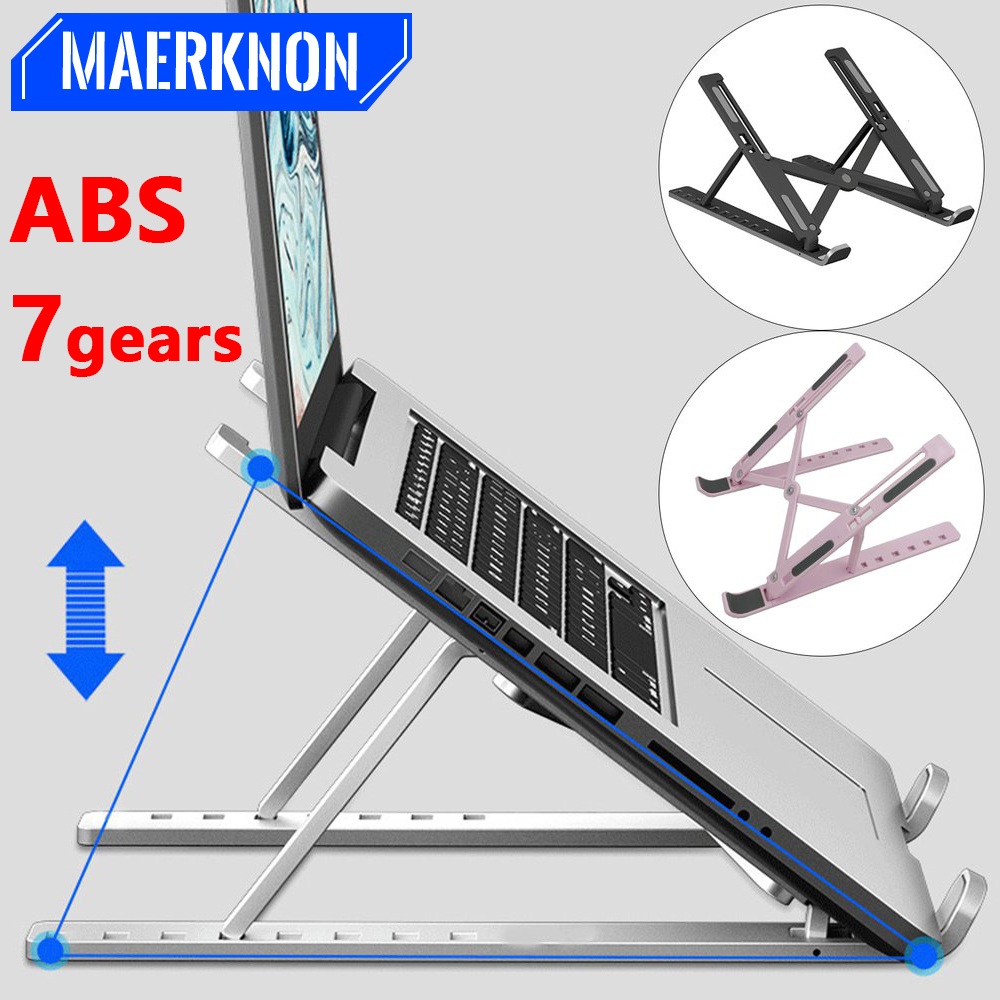 Apple Accessories Laptop - Tragbarer Laptop-Ständer, 7/10 Gänge, faltbares ABS-Tablet