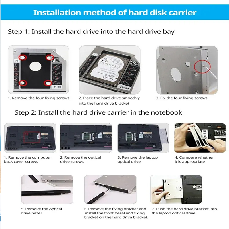 HDD SSD Caddy Adapter SATA 3.0 – Laptop Accessories Organizer Bewertung und Preis
