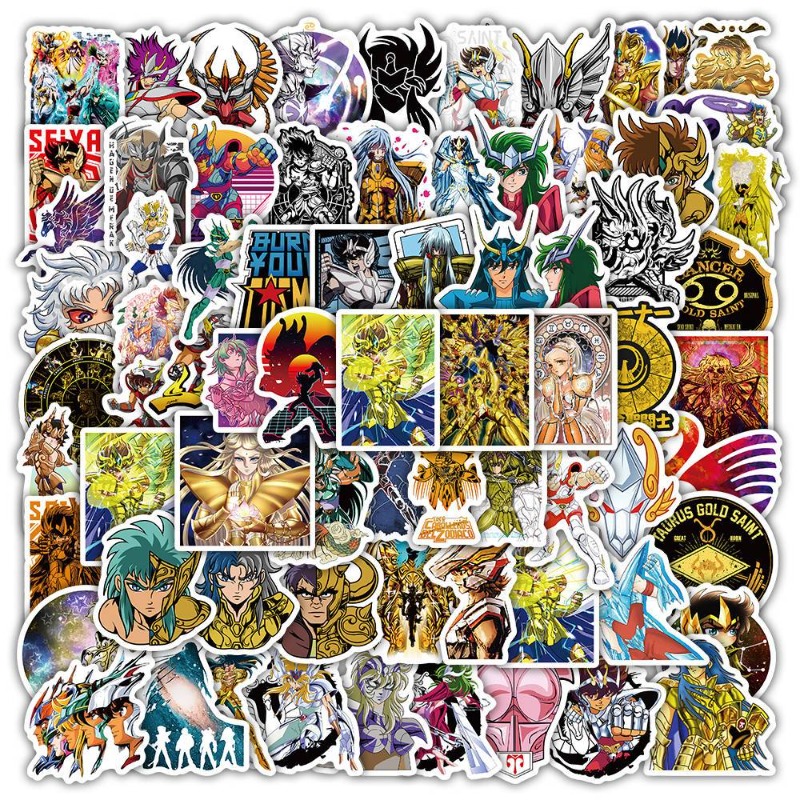 101 Stück Saint Seiya Anime-Au – Good Laptop Accessories Bewertung und Preis
