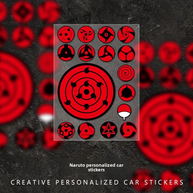Sharingan-Auge-Aufkleber-Set,  – Laptop Accessories For Gift Bewertung und Preis