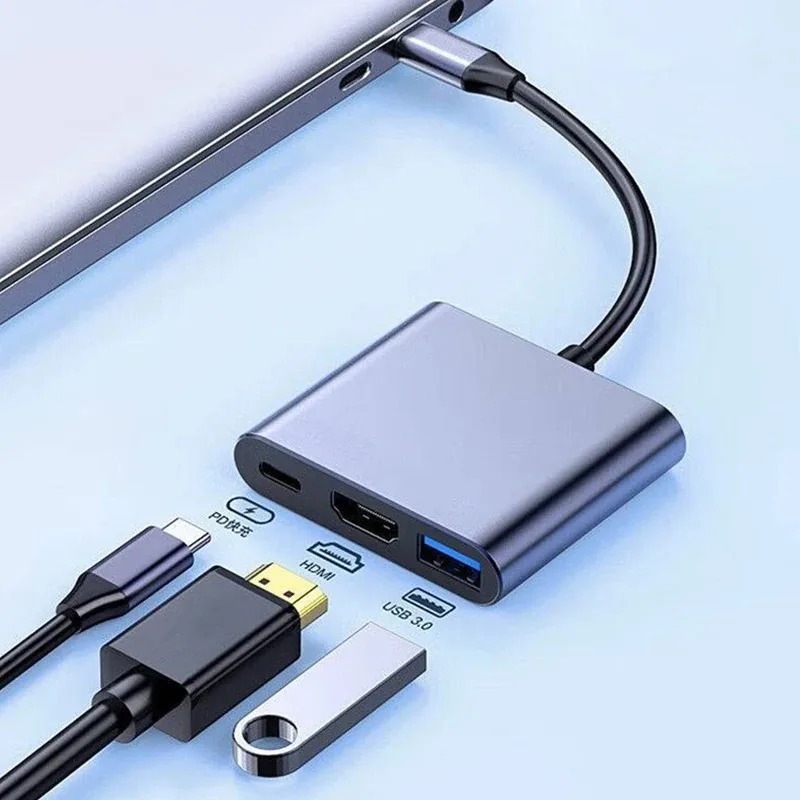USB C HUB 3in1 Typ C 3,0 zu HD – Usb C Docking Hub Bewertung und Preis