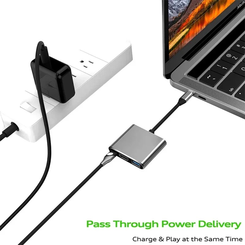 USB C HUB 3in1 Typ C 3,0 zu HD – Usb C Docking Hub Bewertung und Preis