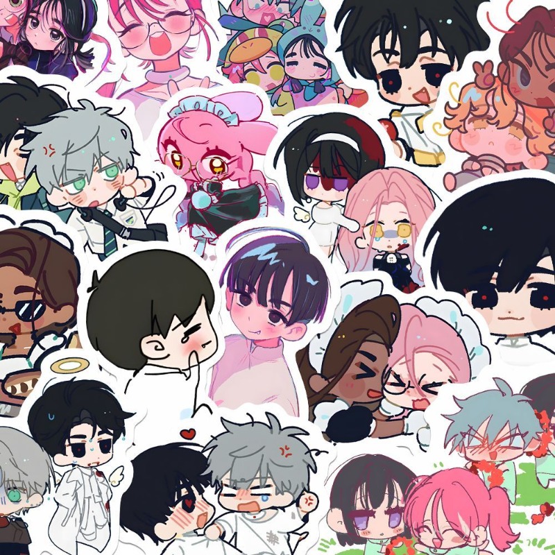 80 Stück/Set Cartoon Anime Ali – Laptop Accessories For Gift Bewertung und Preis