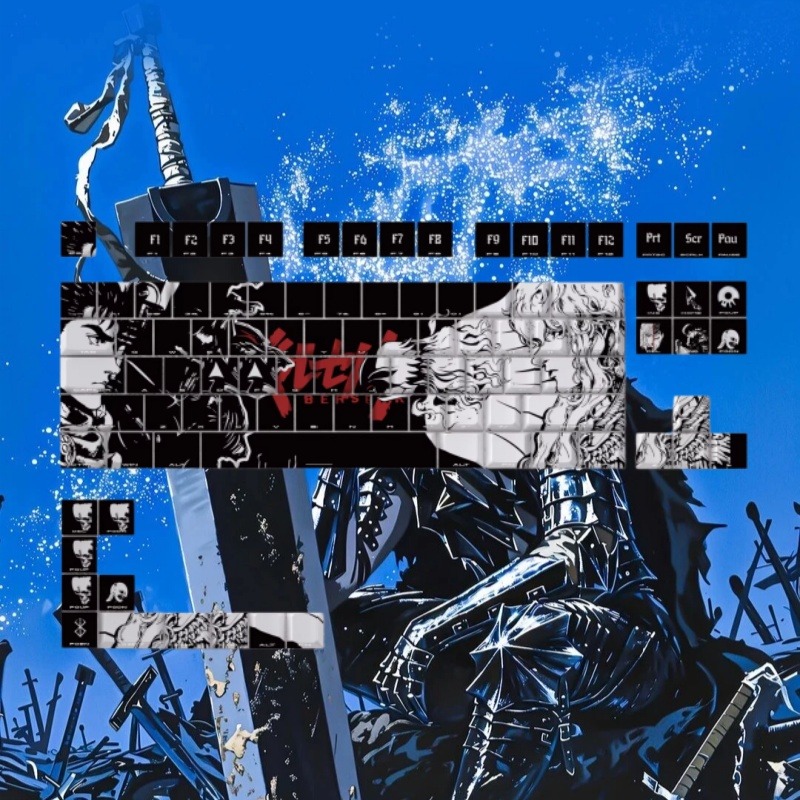 BERSERK Theme Anime Keycap 98  – Laptop Accessories For Gift Bewertung und Preis