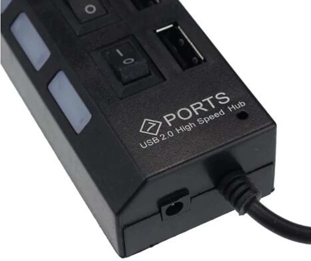 7-Port-USB-2.0-Hub-Splitter fü – Laptop Accessories For Office Bewertung und Preis
